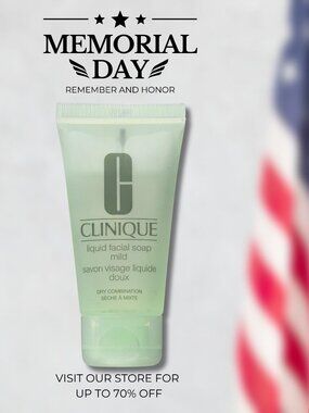 Clinique Liquid Facial Soap Mild Dry Combination 1oz/30ml